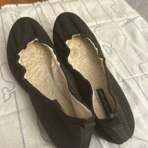 American Eagle wool flats fur lined